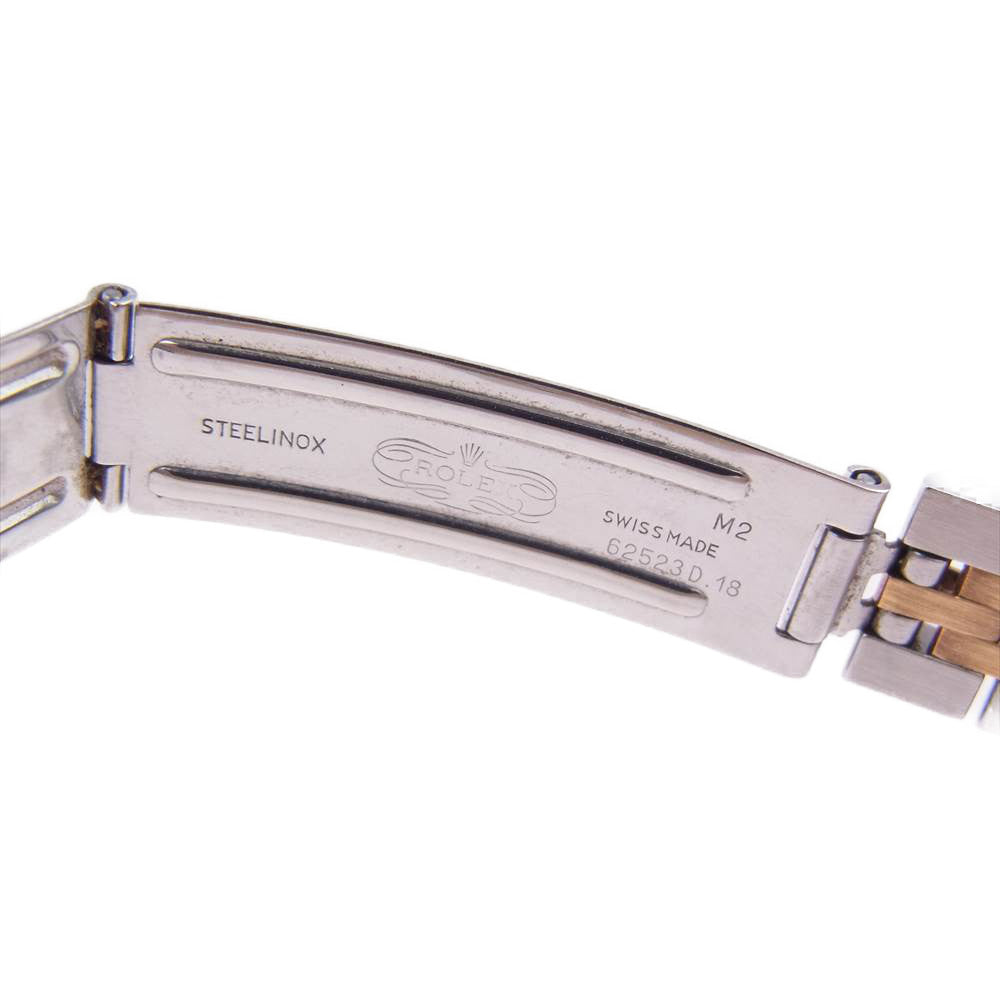 ROLEX ロレックス R番 69173 デイトジャスト シャンパン YG/SS 自動巻 レディース シルバー系 ゴールド系【中古】