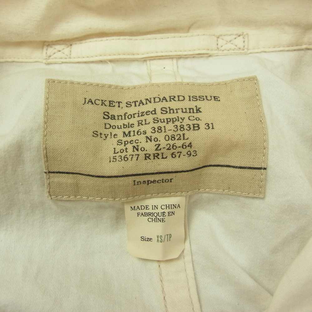 RRL ダブルアールエル 国内正規品 ポップ オーバー フィールド ジャケット ハーフジップ オフホワイト系 XS【新古品】【未使用】【中古】