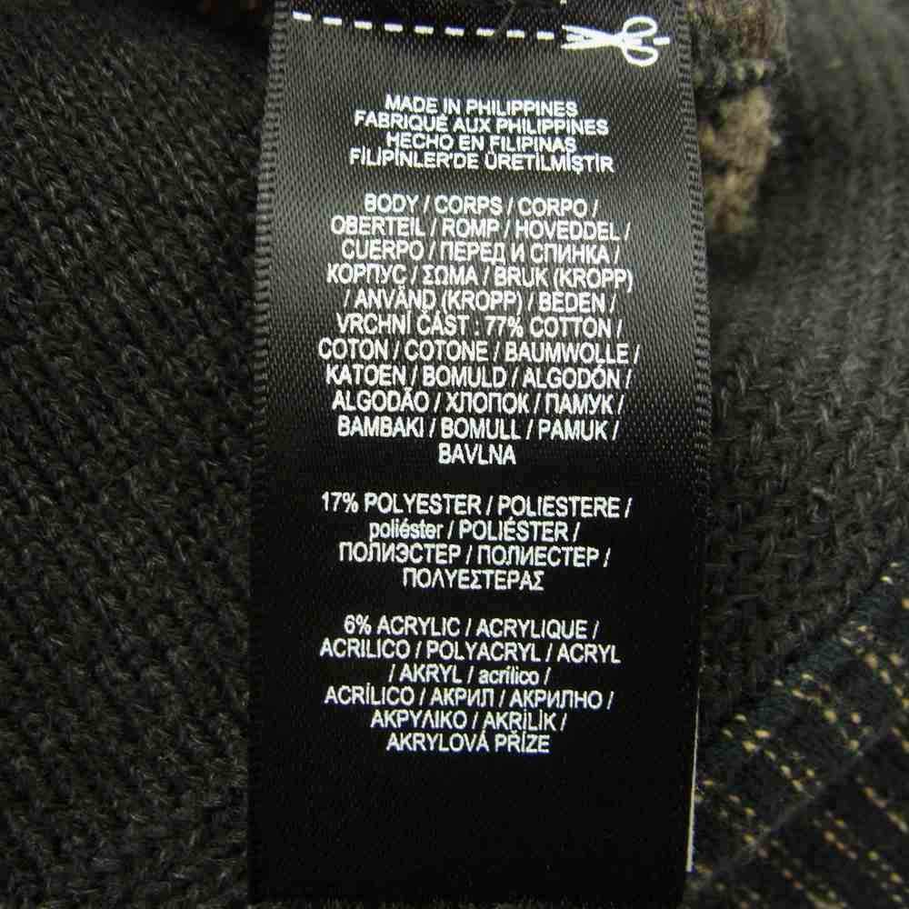 RRL ダブルアールエル 国内正規品 ストライプ スウェット フルジップ ブルゾン ジャケット ブラック系 S【新古品】【未使用】【中古】