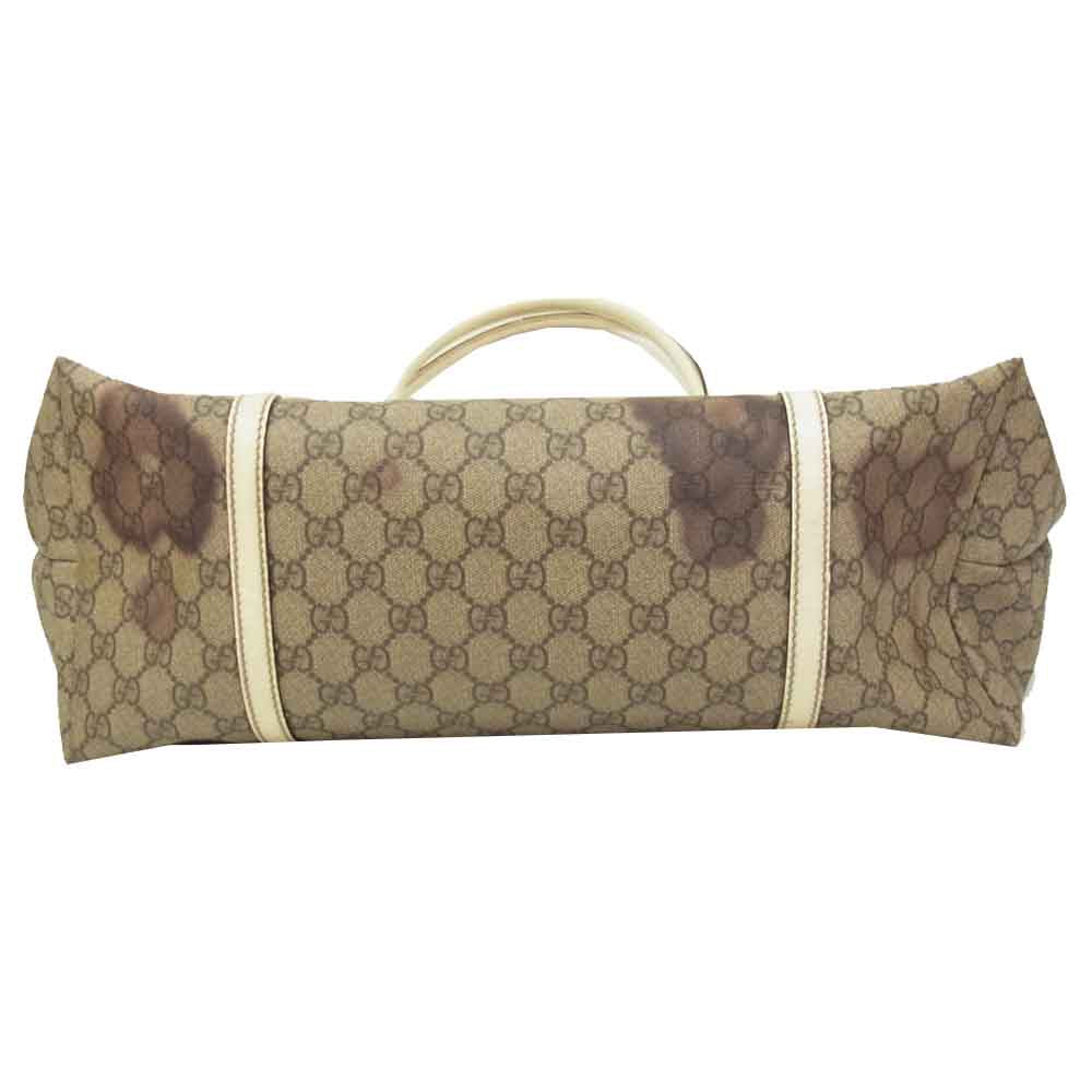 GUCCI グッチ 197954 GGスプリーム レザー トート バッグ ブラウン系【中古】