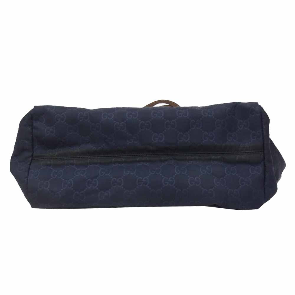 GUCCI グッチ 282439 GG ナイロン トート バッグ ネイビー ネイビー系【中古】