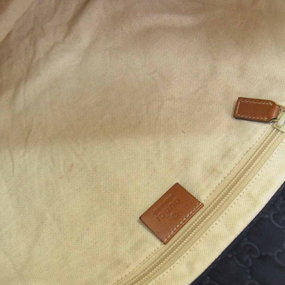 GUCCI グッチ 282439 GG ナイロン トート バッグ ネイビー ネイビー系【中古】