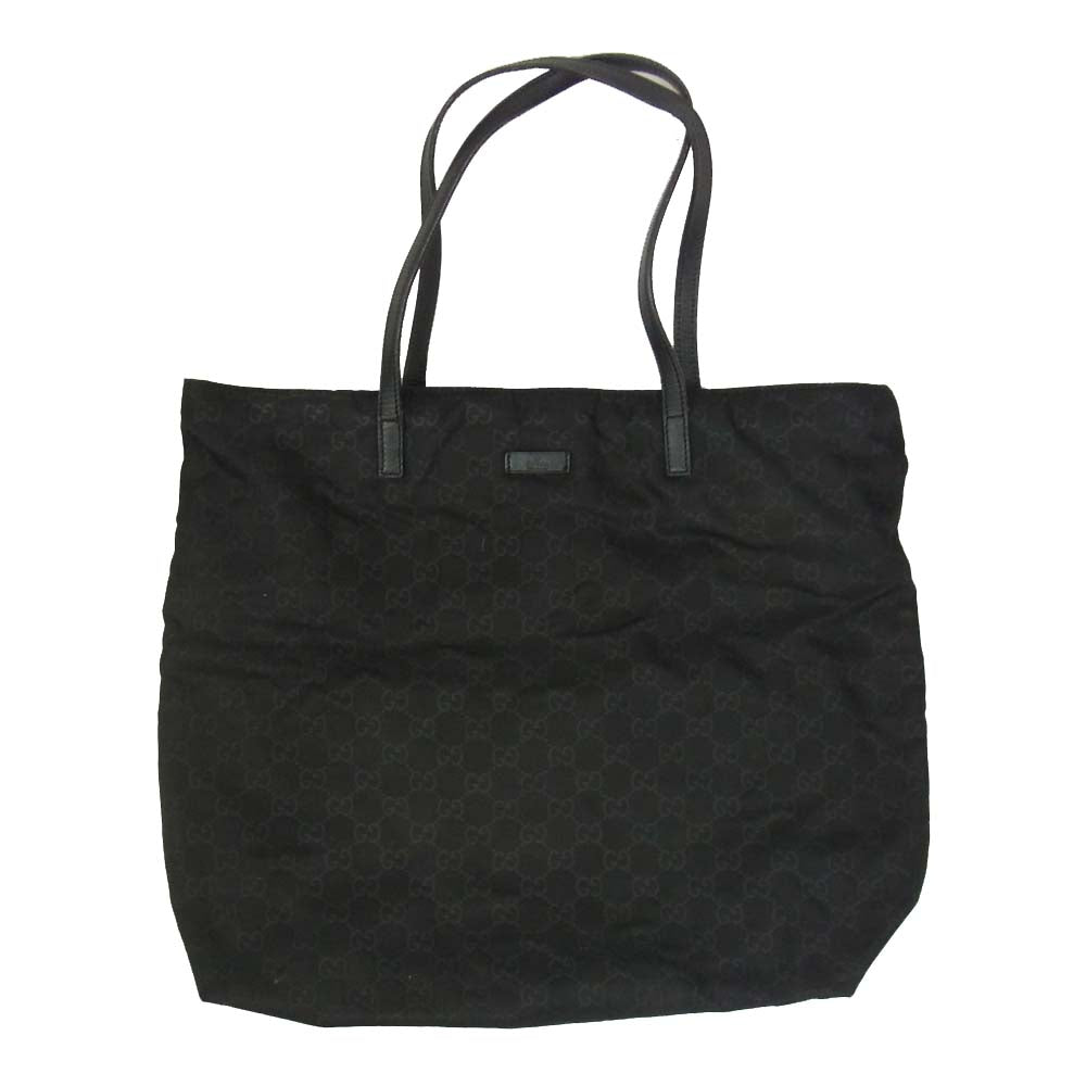 GUCCI グッチ 295252 GG ナイロン トート バッグ ブラック ブラック系【中古】