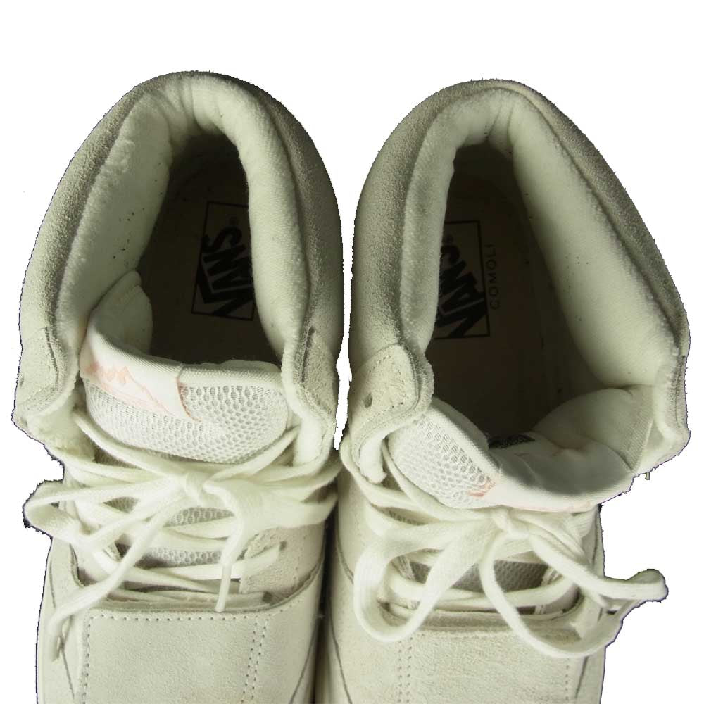 VANS バンズ COMOLI コモリ V42COMOLI MOUNTAIN EDITION スエード スニーカー ホワイト系 26.5㎝【中古】