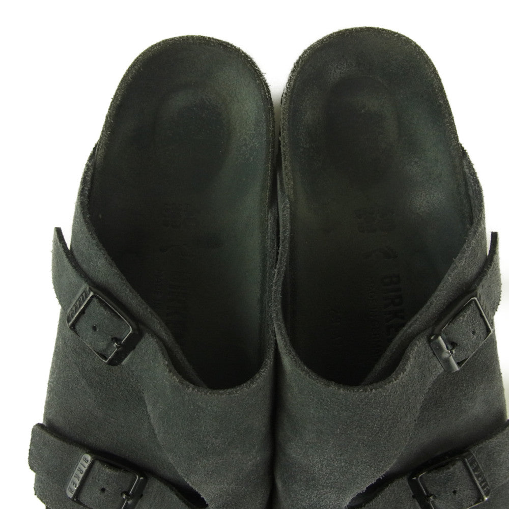 BIRKENSTOCK ビルケンシュトック BEAMS別注 ビームス Suede Zurich スエード チューリッヒ サンダル チャコール系 40【中古】