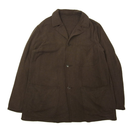 COMOLI コモリ K01-01007 シルク ネップ カバーオール ジャケット ブラウン系 2【中古】