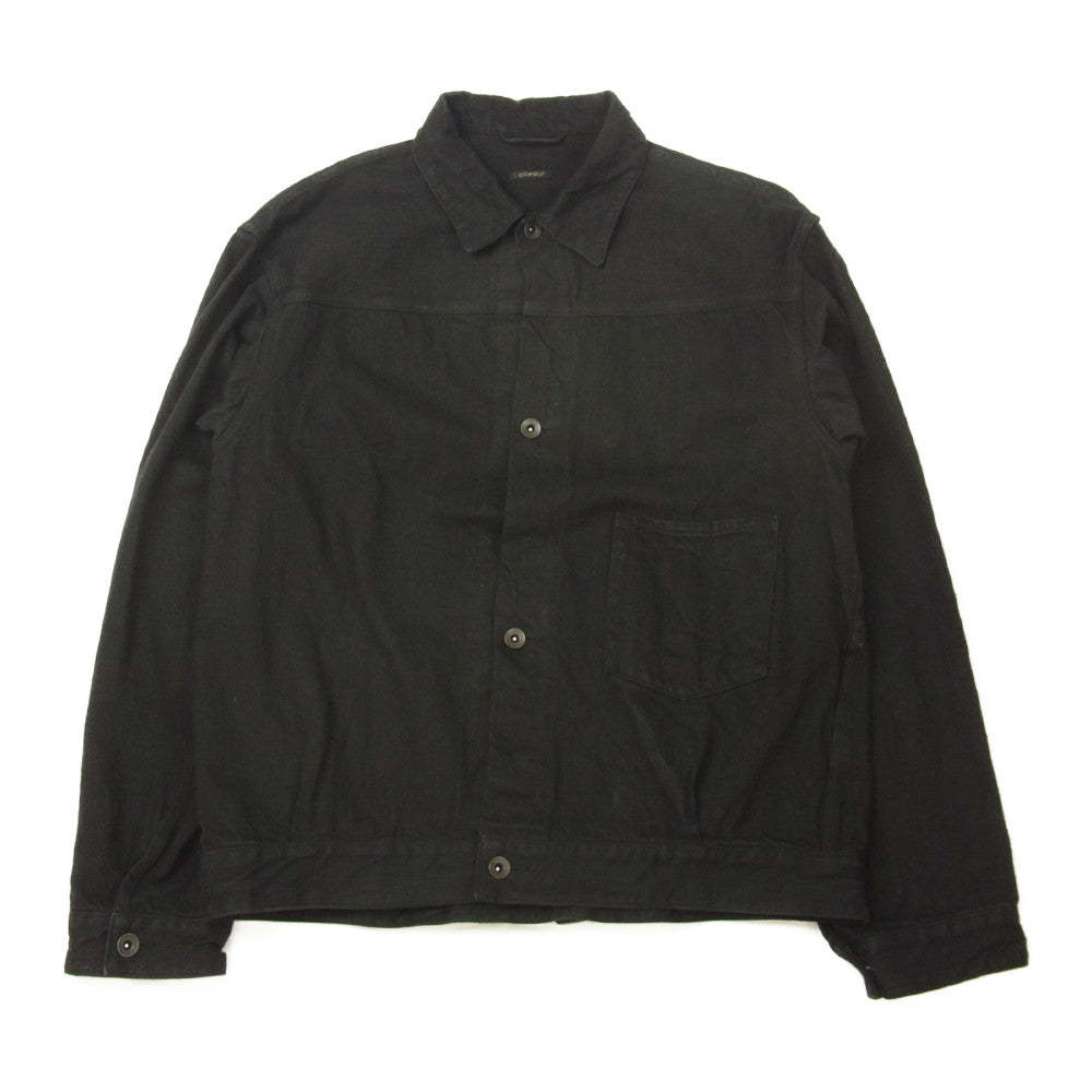 COMOLI コモリ 20AW S03-01012 デニム ジャケット ブラック系 2【中古】