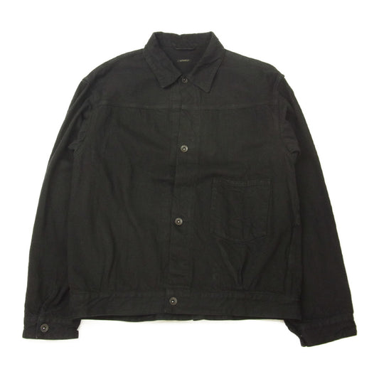 COMOLI コモリ 20AW S03-01012 デニム ジャケット ブラック系 2【中古】