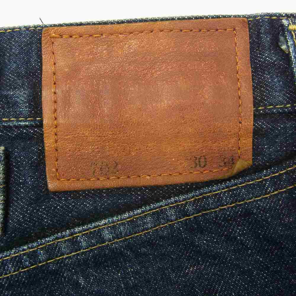 Levi's リーバイス 702XX BIGE ボタン裏刻印J22 シンチバック ボタンフライ デニム パンツ インディゴブルー系 30【中古】