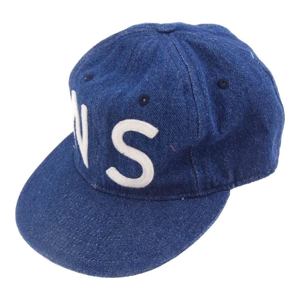 NAISSANCE ネサーンス EBBETS FIELD FLANNELS エベッツフィールドフランネルズ DENIM BASEBALL CAP デニム ベースボール キャップ インディゴブルー系【中古】