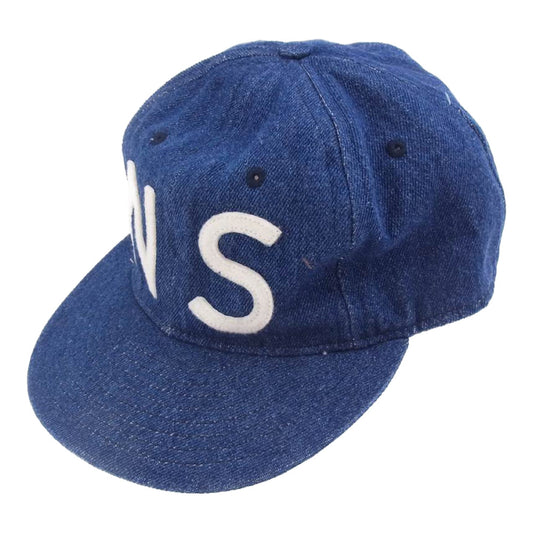 NAISSANCE ネサーンス EBBETS FIELD FLANNELS エベッツフィールドフランネルズ DENIM BASEBALL CAP デニム ベースボール キャップ インディゴブルー系【中古】