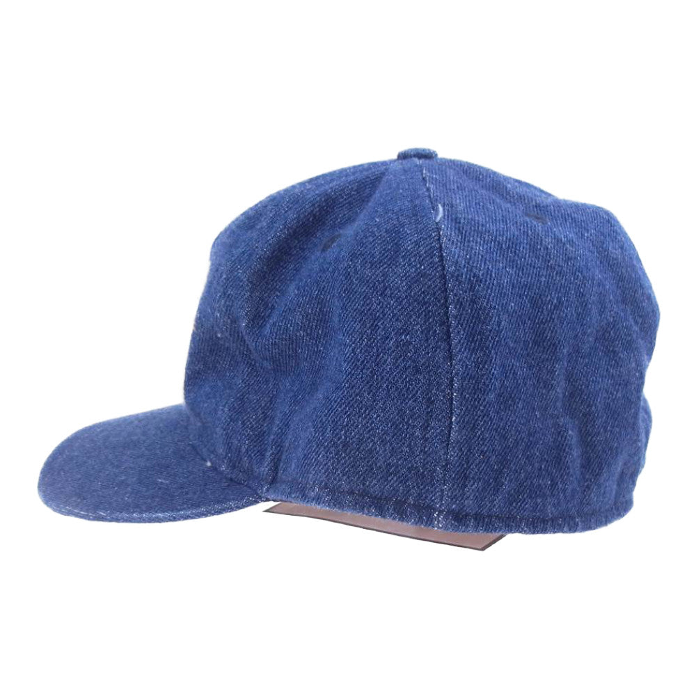 NAISSANCE ネサーンス EBBETS FIELD FLANNELS エベッツフィールドフランネルズ DENIM BASEBALL CAP デニム ベースボール キャップ インディゴブルー系【中古】