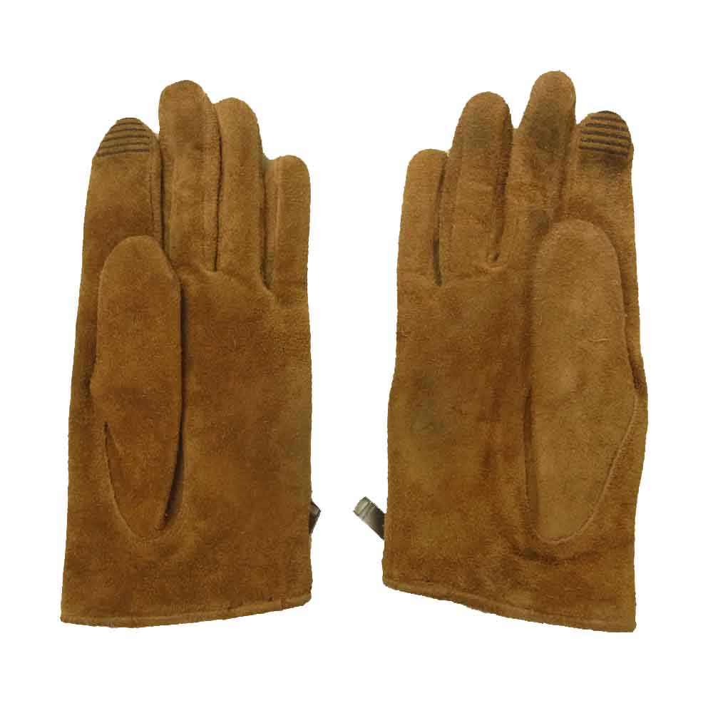 nonnative ノンネイティブ NN-A3205 RIDER GLOVES COW LEATHER by GRIP SWANY ライダー グローブ カウレザー スエード ブラウン系 2【中古】