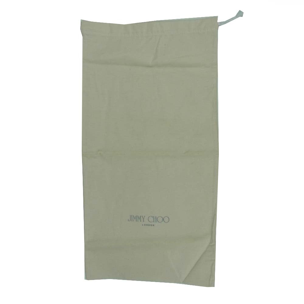 JIMMY CHOO ジミーチュウ レザー ロング ブーツ イタリア製 ブラック系 35【中古】