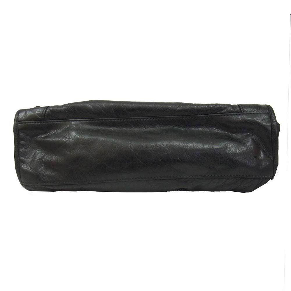 BALENCIAGA バレンシアガ 281770 ジャイアント シティ スタッズ レザー 2WAY ハンド ショルダー バッグ ブラック系【中古】