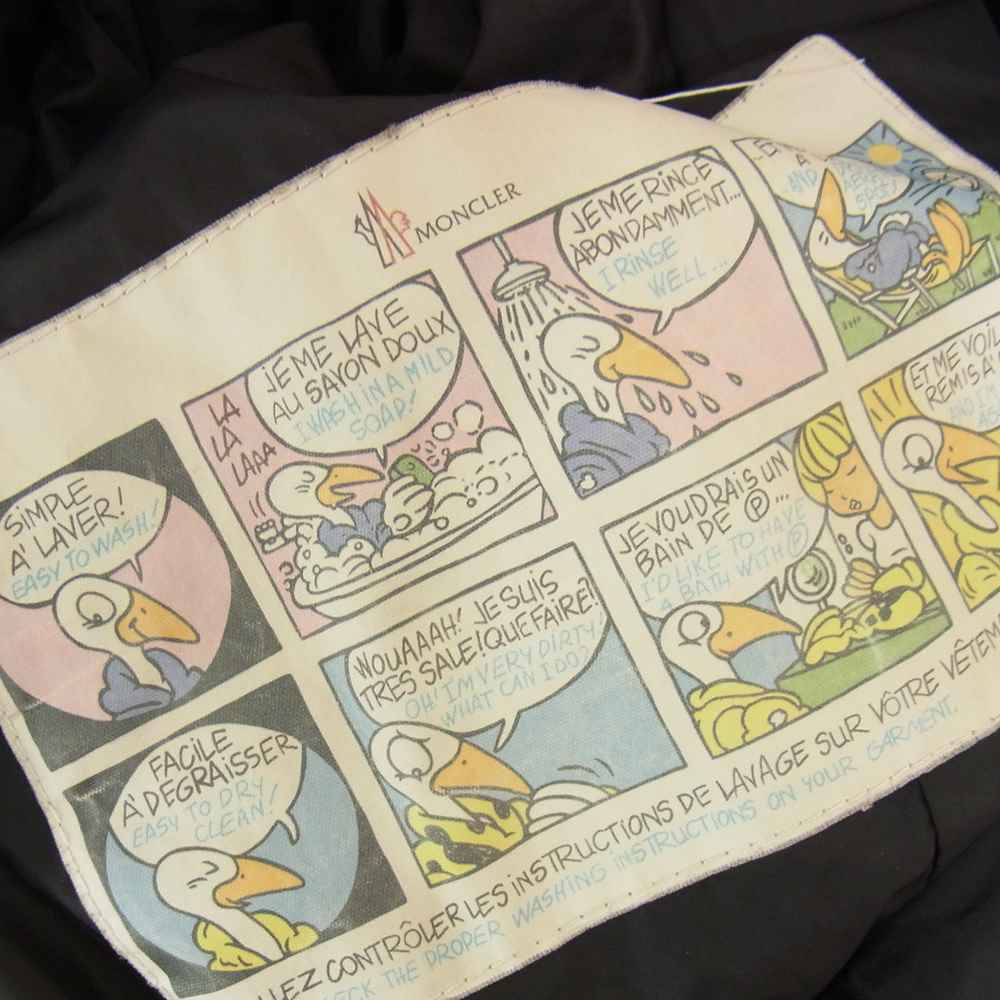 MONCLER モンクレール 国内正規品 SABY GIUBBOTTO サビー ダウン ジャケット ブラック系 00【中古】