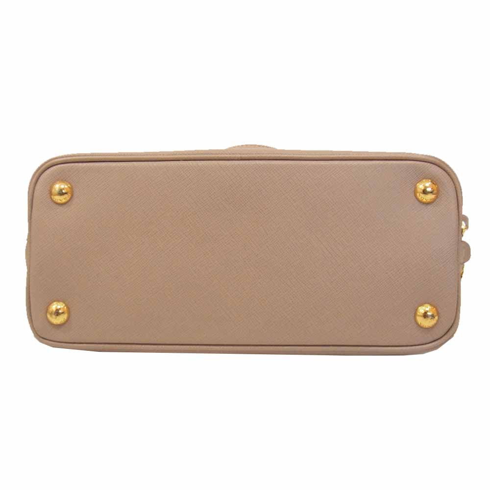 PRADA プラダ BL0838 SAFFIANO LUX サフィアーノ レザー ハンド ショルダー バッグ ピンク系【中古】