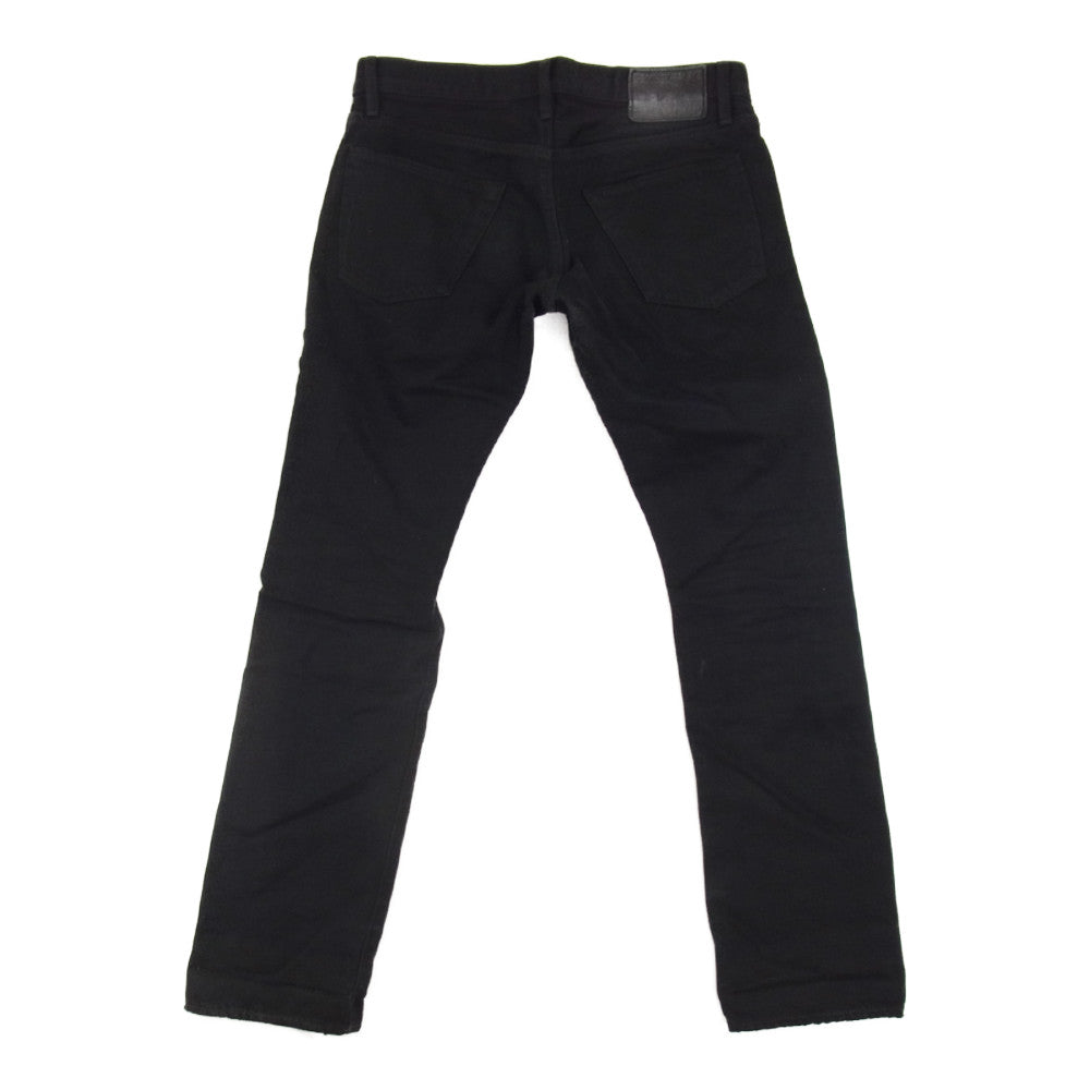 HYSTERIC GLAMOUR ヒステリックグラマー 0213AP13 RW CLASH加工 デニム ストレート パンツ ブラック系 30【中古】