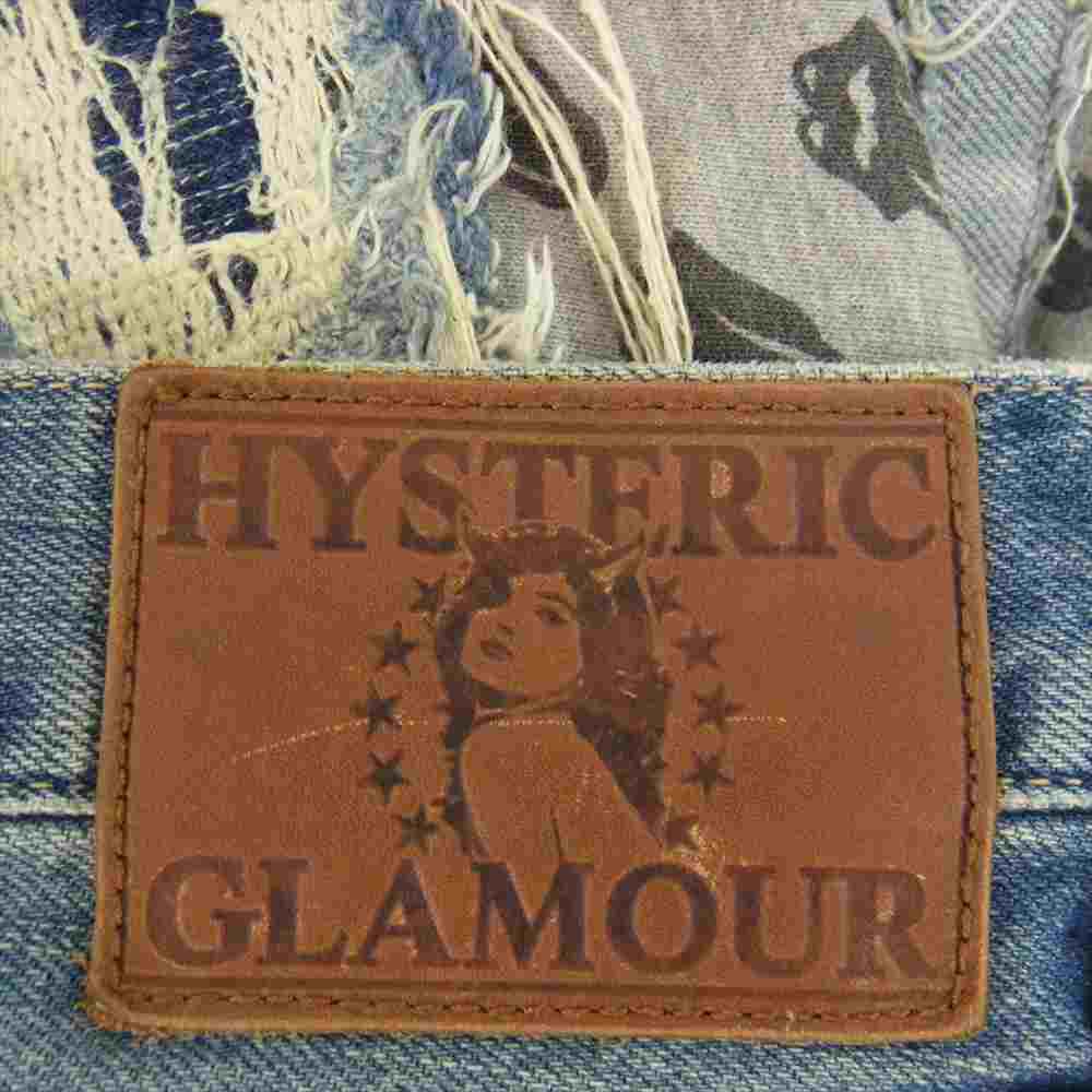 HYSTERIC GLAMOUR ヒステリックグラマー 0241AP14 30周年限定 ROLLING STONES ローリング ストーンズ スタッズ デニムパンツ インディゴブルー系 30【中古】