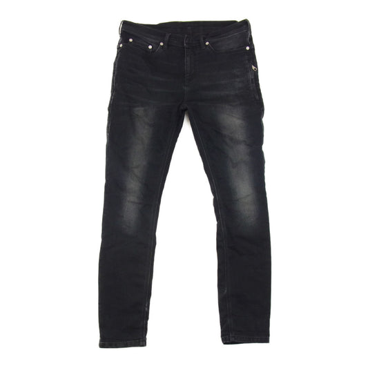 NEIL BARRETT ニールバレット PBDE102 E800T 国内正規品 SUPER SKINNY FIT REGULAR RISE スーパースキニー デニムパンツ ブラック ブラック系 32【中古】