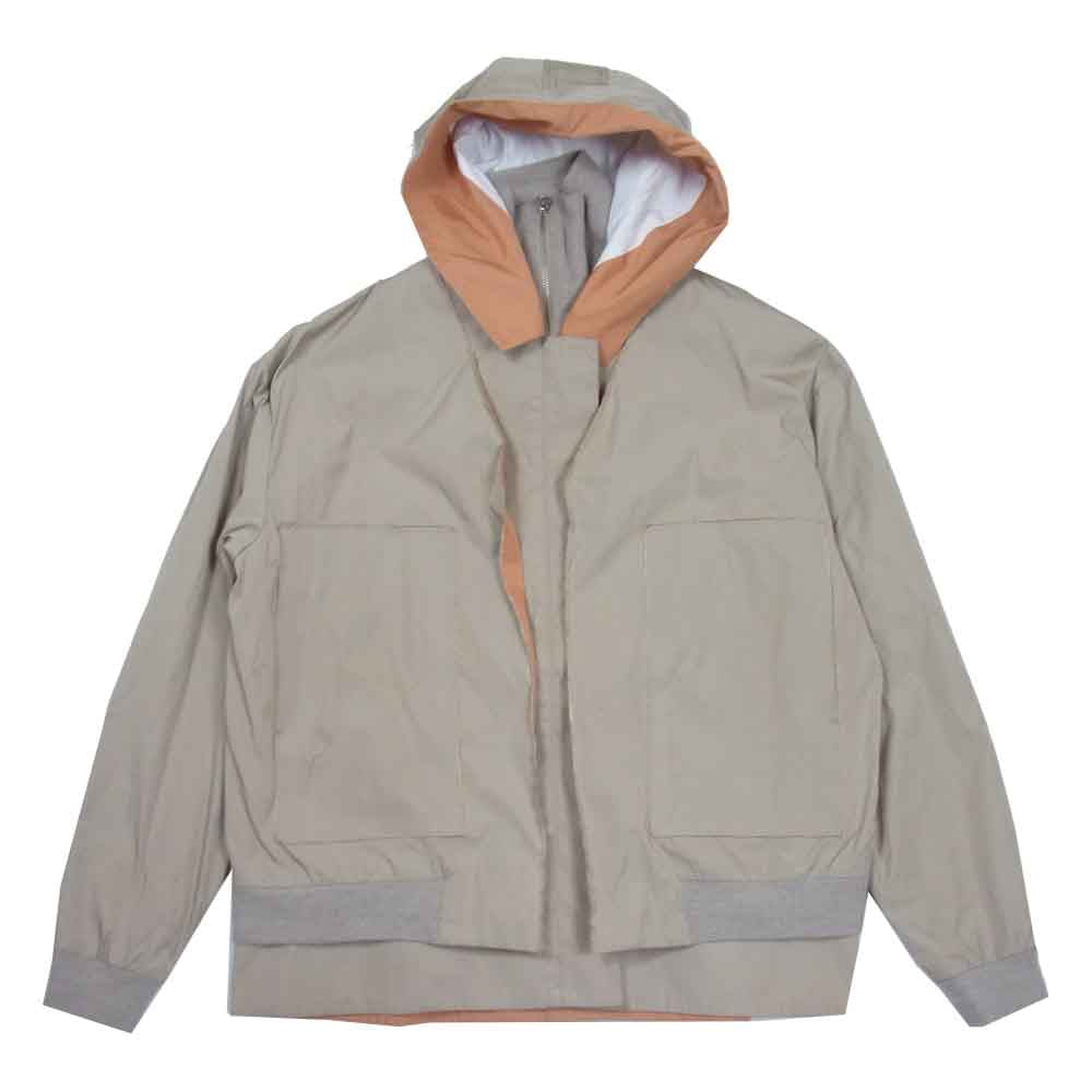 フィックスステュディオス 17AW AW17-M024B WBOMBER レイヤード ボンバージャケット ベージュ系 M【中古】
