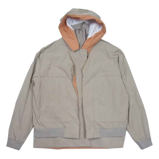 フィックスステュディオス 17AW AW17-M024B WBOMBER レイヤード ボンバージャケット ベージュ系 M【中古】