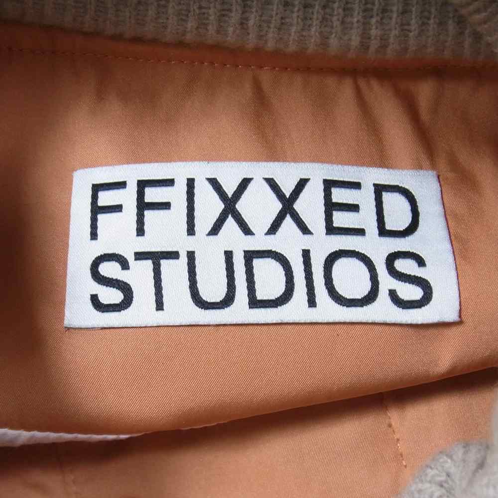 フィックスステュディオス 17AW AW17-M024B WBOMBER レイヤード ボンバージャケット ベージュ系 M【中古】