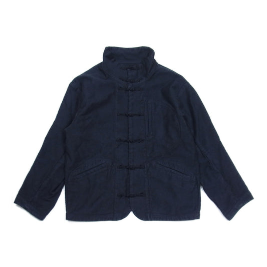 PORTER CLASSIC ポータークラシック P.C MOLESKIN CHINESE JACKET モールスキン チャイナ ジャケット ブラック系 1【中古】