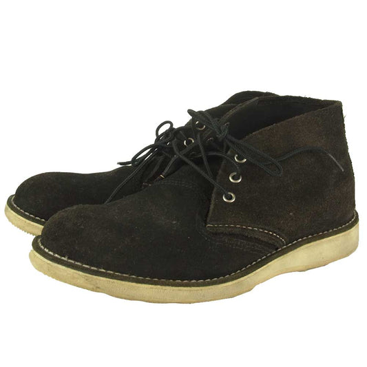 RED WING レッドウィング 3147 CLASSIC CHUKKA クラシック チャッカ ブーツ ブラック系 27㎝【中古】
