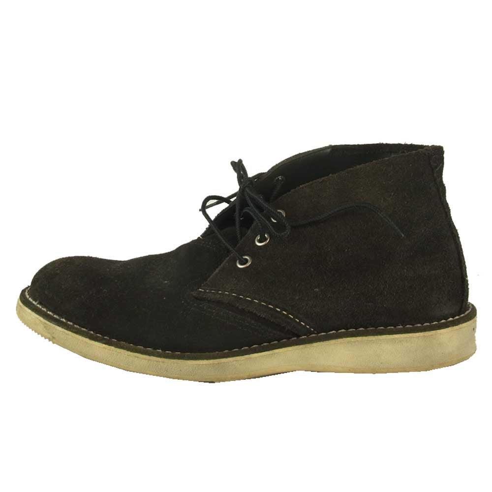 RED WING レッドウィング 3147 CLASSIC CHUKKA クラシック チャッカ ブーツ ブラック系 27㎝【中古】