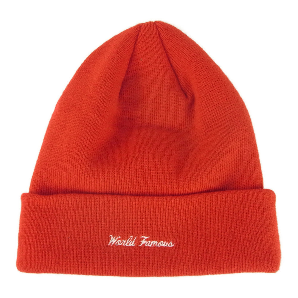 Supreme シュプリーム NEWERA Bandana Box Logo Beanie ニューエラ バンダナ ビーニー ニットキャップ ニット帽 レッド系【美品】【中古】