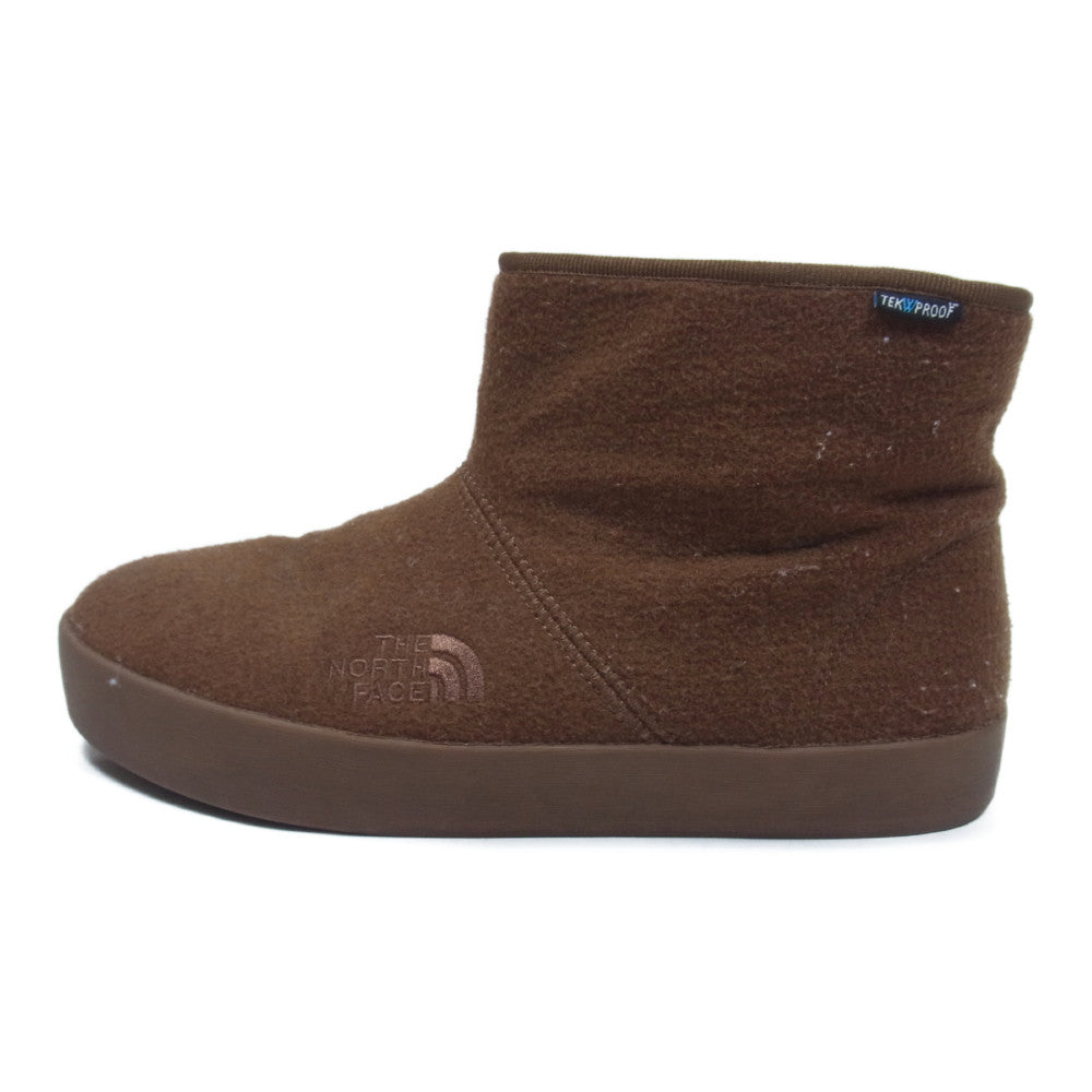 THE NORTH FACE ノースフェイス NF51891 WINTER CAMP BOOTIE Ⅲ SHORT ウィンター キャンプ ブーティー ショート ボア ムートン ブーツ ブラウン系 US8【中古】