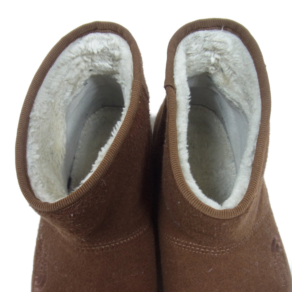 THE NORTH FACE ノースフェイス NF51891 WINTER CAMP BOOTIE Ⅲ SHORT ウィンター キャンプ ブーティー ショート ボア ムートン ブーツ ブラウン系 US8【中古】