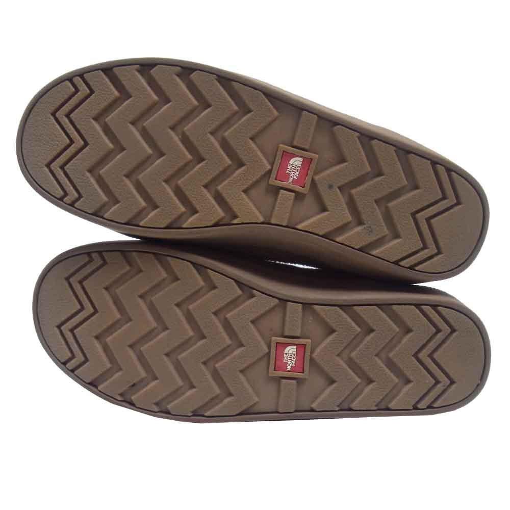 THE NORTH FACE ノースフェイス NF51891 WINTER CAMP BOOTIE Ⅲ SHORT ウィンター キャンプ ブーティー ショート ボア ムートン ブーツ ブラウン系 US8【中古】