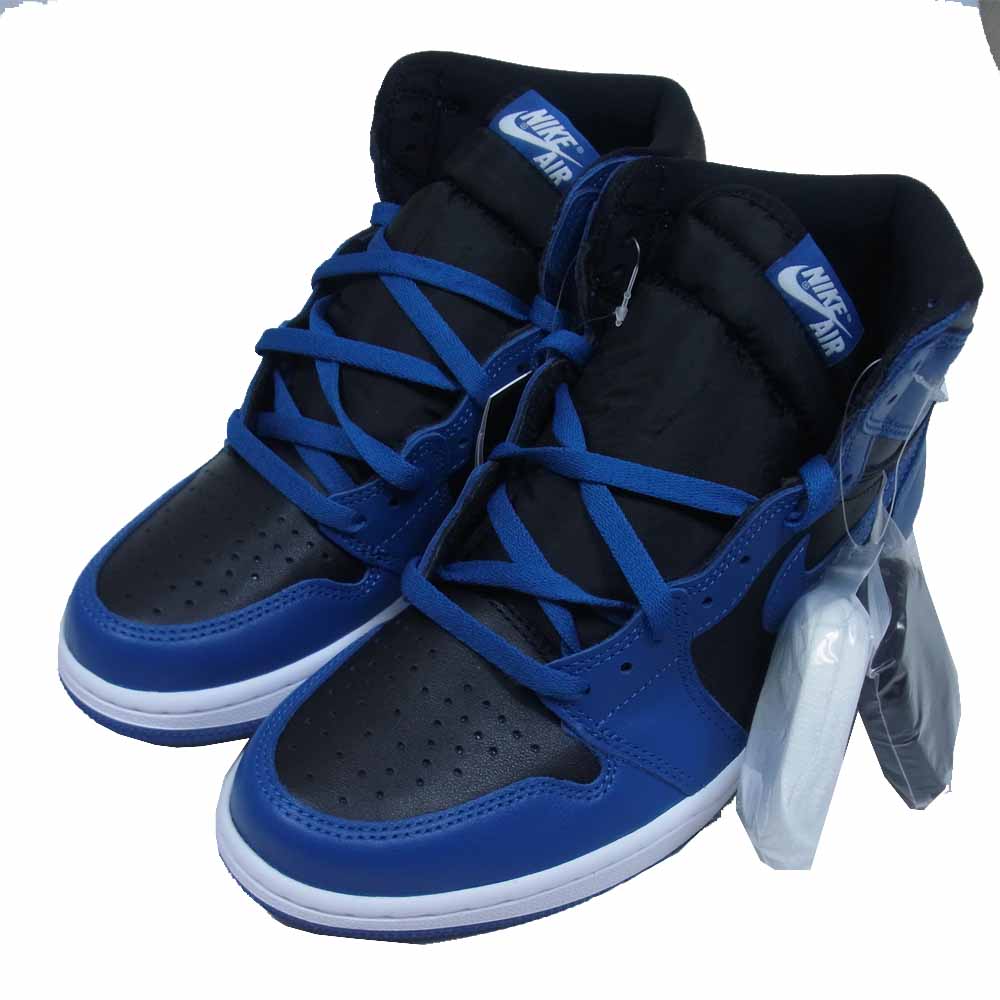 NIKE ナイキ 555088-404 AIR JORDAN 1 RETRO HIGH OG MARINA BLUE エアジョーダン レトロ ハイ スニーカー ブルー系 US8.5【新古品】【未使用】【中古】