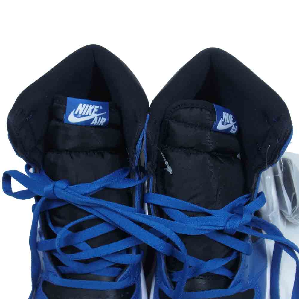 NIKE ナイキ 555088-404 AIR JORDAN 1 RETRO HIGH OG MARINA BLUE エアジョーダン レトロ ハイ スニーカー ブルー系 US8.5【新古品】【未使用】【中古】