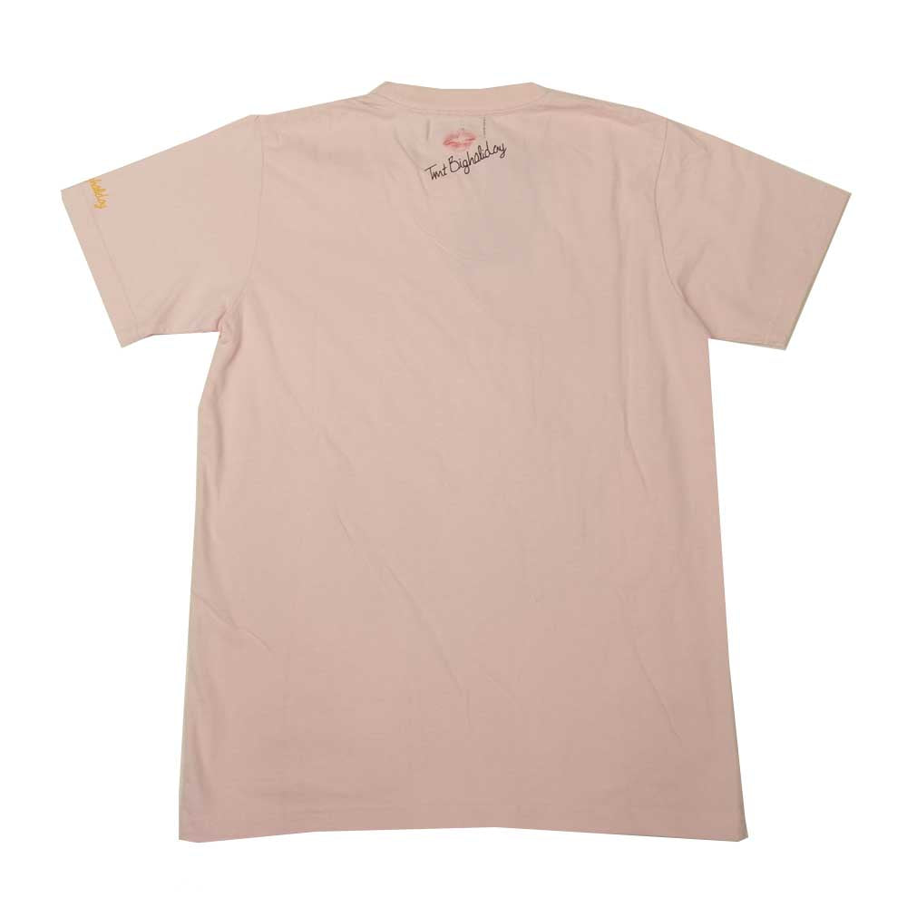 TMT ティーエムティー TCS-F14PB02 × PLAYBOY プレイボーイ ギター ガール プリント Tシャツ ピンク系 S【新古品】【未使用】【中古】