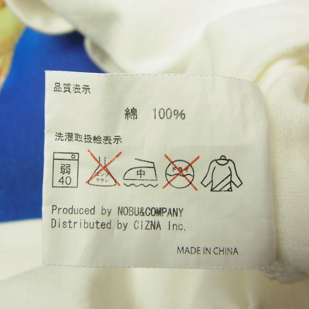 TMT ティーエムティー TCS-F14PB05 × PLAYBOY プレイボーイ ガール プリント Tシャツ ホワイト ホワイト系 S【新古品】【未使用】【中古】