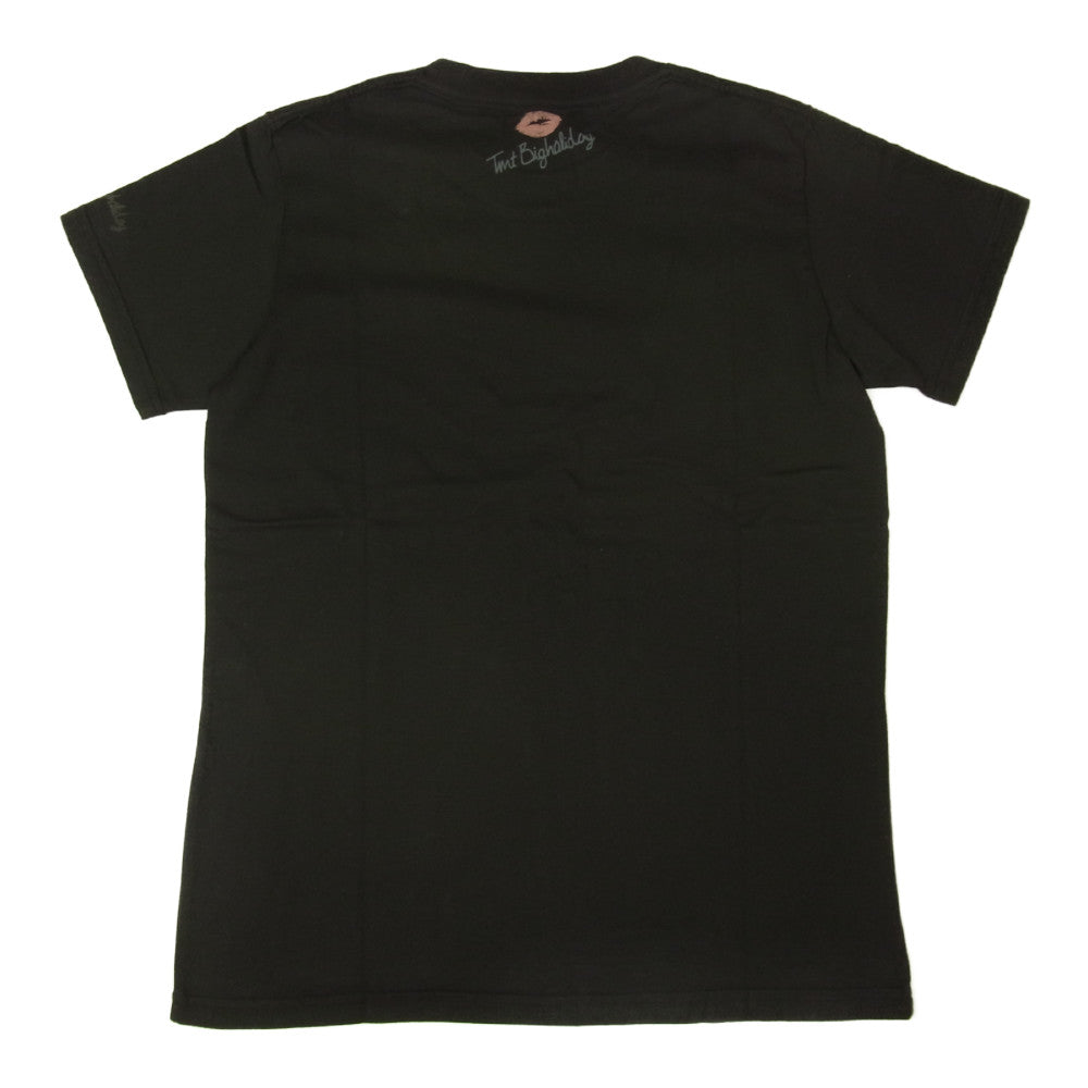 TMT ティーエムティー TCS-F15PB03 ×PLAYBOY プレイボーイ アメフト ガール プリント Tシャツ ブラック系 M【新古品】【未使用】【中古】