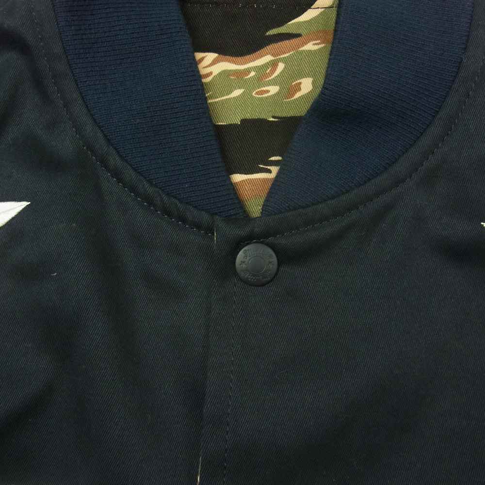 MARBLES マーブルズ 16ss MJK-S1603 REVERSIBLE VARSITY JKT リバーシブル バーシティ ジャケット ネイビー系 S【中古】
