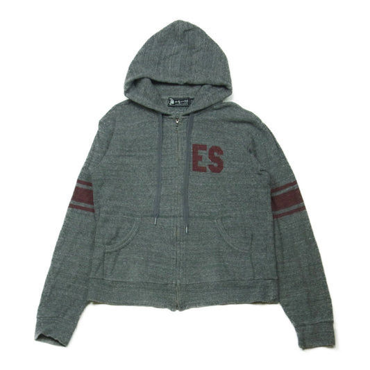 HYSTERIC GLAMOUR ヒステリックグラマー 0452CF01 Andy Warhol アンディウォーホル ES サーマル フルジップ パーカー グレー系 S【中古】