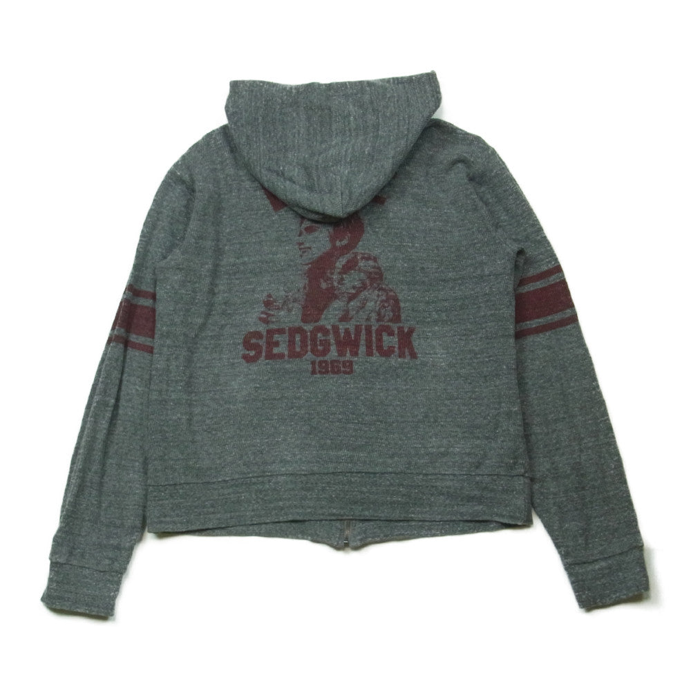 HYSTERIC GLAMOUR ヒステリックグラマー 0452CF01 Andy Warhol アンディウォーホル ES サーマル フルジップ パーカー グレー系 S【中古】