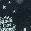 HYSTERIC GLAMOUR ヒステリックグラマー 0233ND10 Black Cat Bone スター カーディガン 日本製 ブラック系 S【中古】