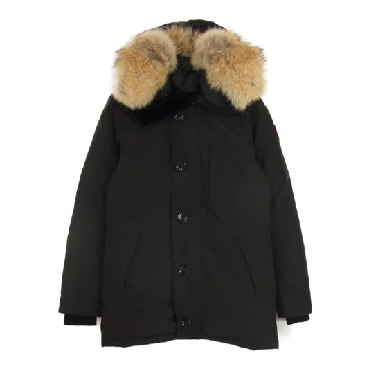 CANADA GOOSE カナダグース 3438JM 国内正規品 サザビーリーグ JASPER PARKA  ジャスパー パーカ ダウン コート ジャケット ブラック系 XS【中古】