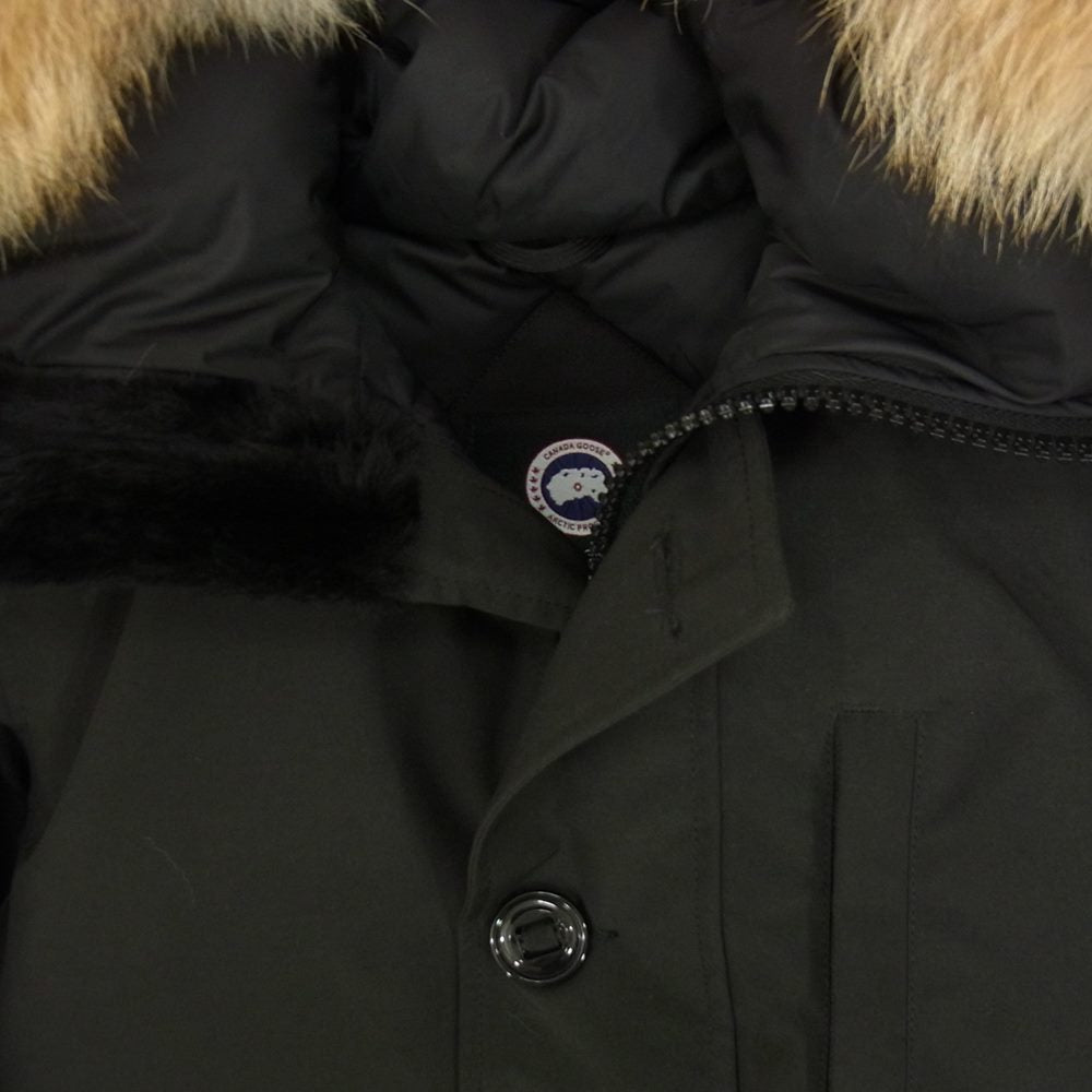 CANADA GOOSE カナダグース 3438JM 国内正規品 サザビーリーグ JASPER PARKA  ジャスパー パーカ ダウン コート ジャケット ブラック系 XS【中古】