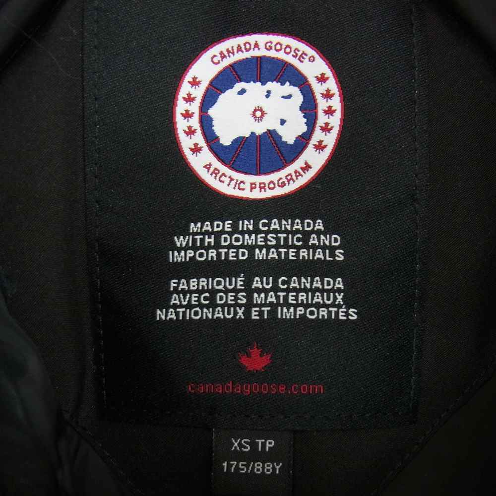 CANADA GOOSE カナダグース 3438JM 国内正規品 サザビーリーグ JASPER PARKA  ジャスパー パーカ ダウン コート ジャケット ブラック系 XS【中古】
