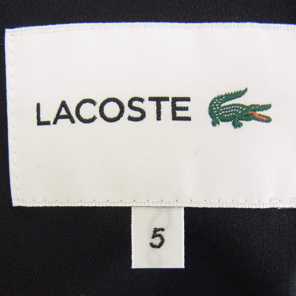 LACOSTE ラコステ 2B ウール テーラード ジャケット ブラック系 5【中古】