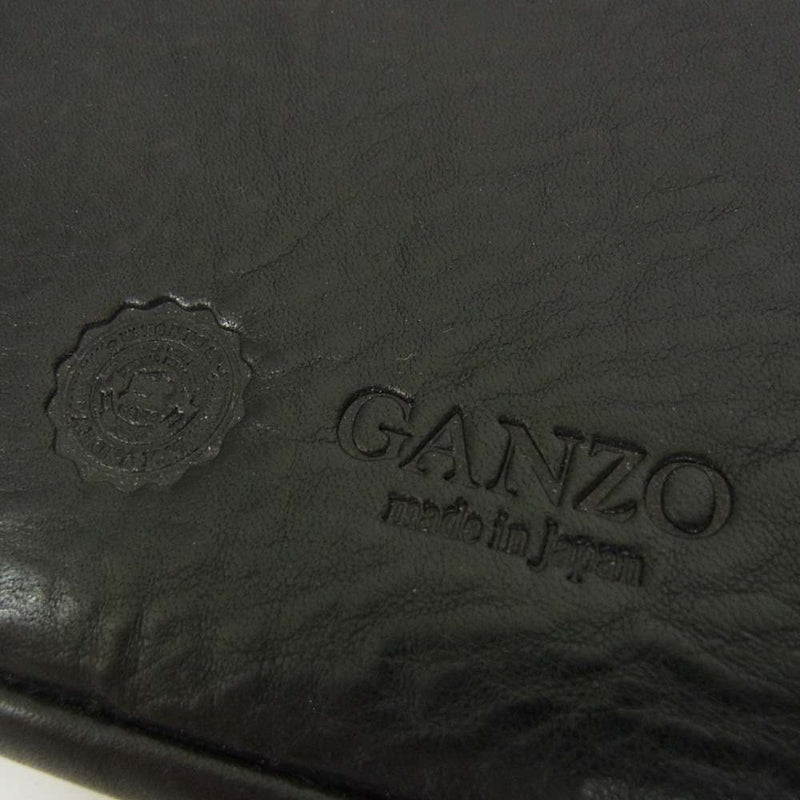 GANZO ガンゾ SACCHETTO サケット ウォレットポーチ ブラック系【中古】