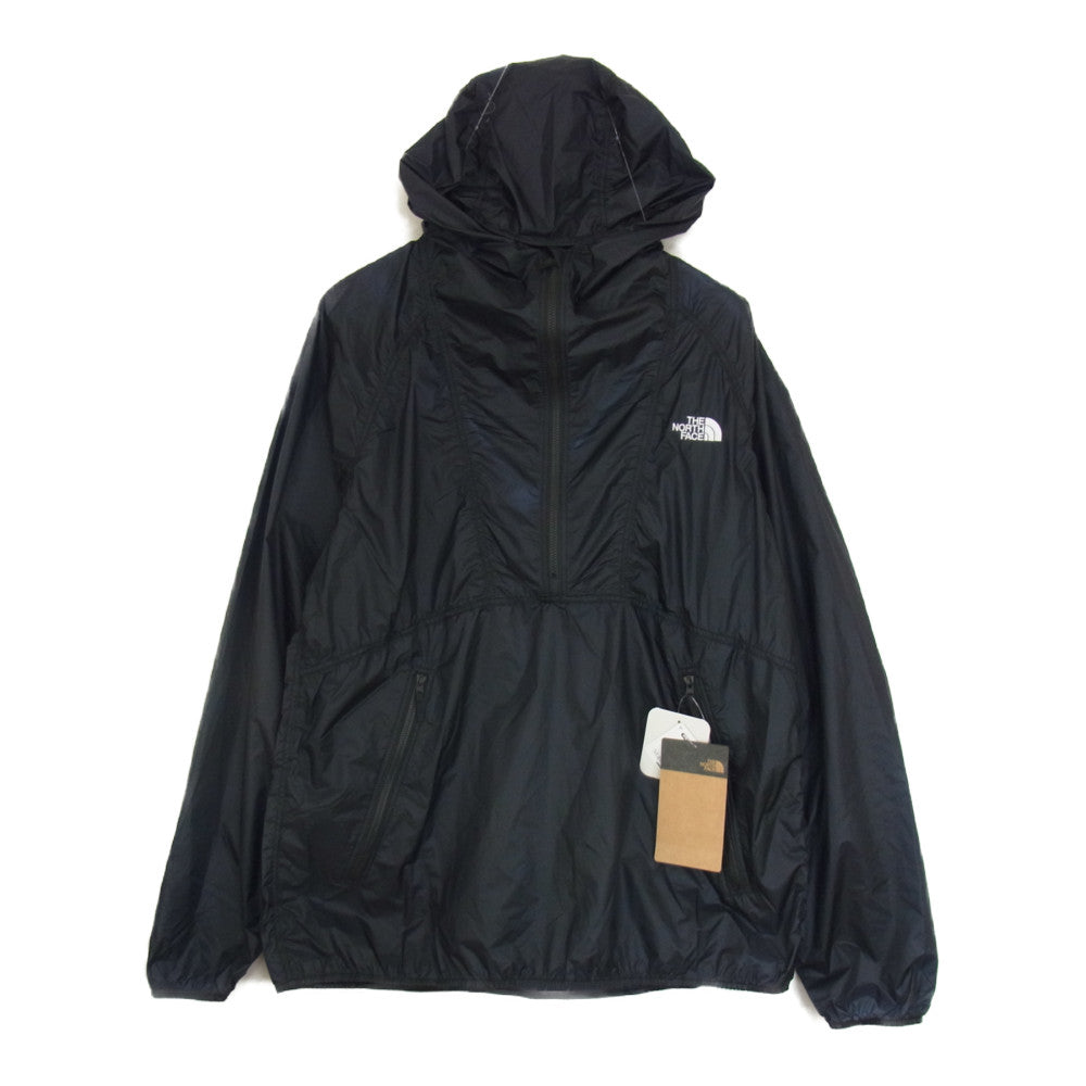 THE NORTH FACE ノースフェイス NP72190 Free Run Anorak フリーランアノラック ナイロン ジャケット ブラック系 L【新古品】【未使用】【中古】