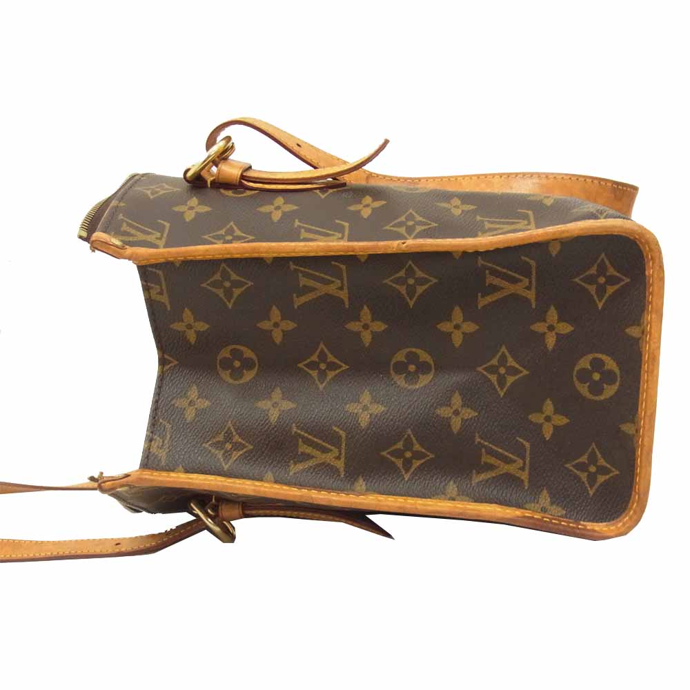 LOUIS VUITTON ルイ・ヴィトン M40007 モノグラム ポパンクール オ バッグ ブラウン系【中古】